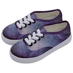 Orion Nebula Pastel Violet Purple Turquoise Blue Star Formation Kids  Classic Low Top Sneakers by genx