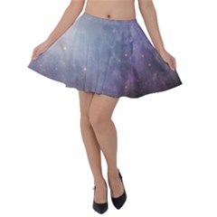 Orion Nebula Pastel Violet Purple Turquoise Blue Star Formation Velvet Skater Skirt