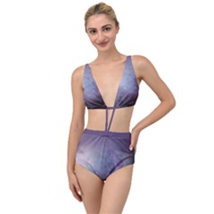 Orion Nebula Pastel Violet Purple Turquoise Blue Star Formation Tied Up Two Piece Swimsuit