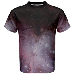 Eagle Nebula Wine Pink And Purple Pastel Stars Astronomy Men s Cotton Tee by genx