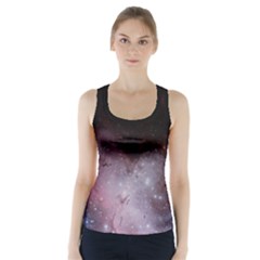 Eagle Nebula Wine Pink And Purple Pastel Stars Astronomy Racer Back Sports Top by genx