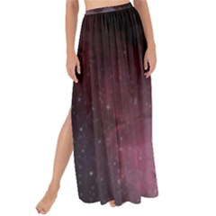 Eagle Nebula Wine Pink And Purple Pastel Stars Astronomy Maxi Chiffon Tie-up Sarong