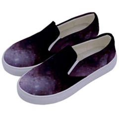 Eagle Nebula Wine Pink And Purple Pastel Stars Astronomy Kids  Canvas Slip Ons by genx