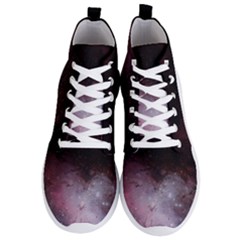 Eagle Nebula Wine Pink And Purple Pastel Stars Astronomy Men s Lightweight High Top Sneakers by genx
