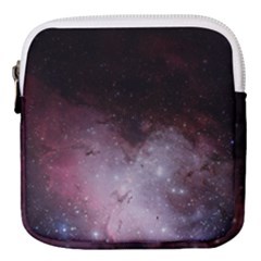 Eagle Nebula Wine Pink And Purple Pastel Stars Astronomy Mini Square Pouch by genx