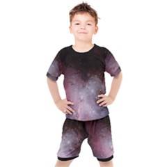 Eagle Nebula Wine Pink And Purple Pastel Stars Astronomy Kid s Set by genx