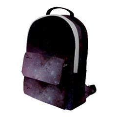 Eagle Nebula Wine Pink And Purple Pastel Stars Astronomy Flap Pocket Backpack (large) by genx