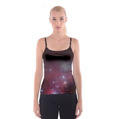 Christmas Tree Cluster Red Stars Nebula Constellation Astronomy Spaghetti Strap Top