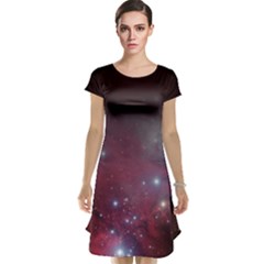 Christmas Tree Cluster Red Stars Nebula Constellation Astronomy Cap Sleeve Nightdress by genx