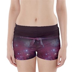 Christmas Tree Cluster Red Stars Nebula Constellation Astronomy Boyleg Bikini Wrap Bottoms