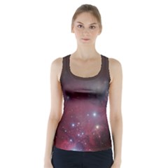 Christmas Tree Cluster Red Stars Nebula Constellation Astronomy Racer Back Sports Top by genx