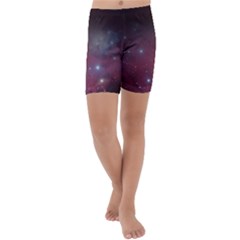 Christmas Tree Cluster Red Stars Nebula Constellation Astronomy Kids  Lightweight Velour Capri Yoga Leggings by genx