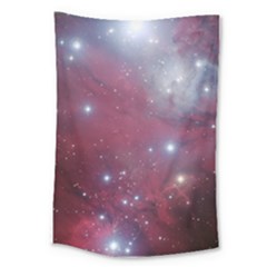 Christmas Tree Cluster Red Stars Nebula Constellation Astronomy Large Tapestry by genx