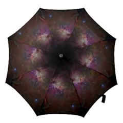 Orion Nebula Star Formation Orange Pink Brown Pastel Constellation Astronomy Hook Handle Umbrellas (large)