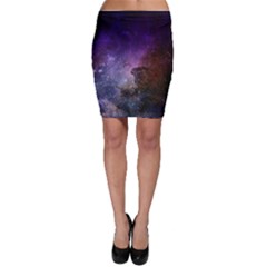 Carina Nebula Ngc 3372 The Grand Nebula Pink Purple And Blue With Shiny Stars Astronomy Bodycon Skirt