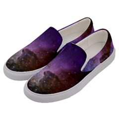 Carina Nebula Ngc 3372 The Grand Nebula Pink Purple And Blue With Shiny Stars Astronomy Men s Canvas Slip Ons by genx