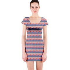 Fair Isle Short Sleeve Bodycon Dress by chihuahuadresses