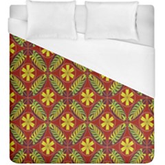 Abstract Floral Pattern Background Duvet Cover (king Size)