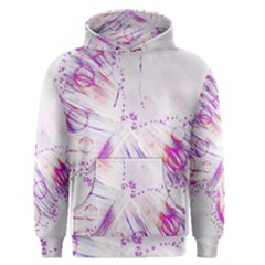 Colorful Butterfly Purple Men s Pullover Hoodie