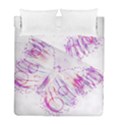 Colorful Butterfly Purple Duvet Cover Double Side (Full/ Double Size) View1