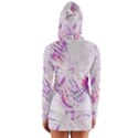 Colorful Butterfly Purple Long Sleeve Hooded T-shirt View2