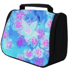 Blue And Hot Pink Succulent Underwater Sedum Full Print Travel Pouch (big)