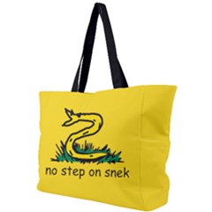 No Step On Snek Gadsden Flag Meme Parody Simple Shoulder Bag