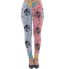 Abstract Christmas Balls Pattern Lightweight Velour Leggings by Mariart