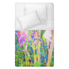 Abstract Oriental Lilies In My Rubio Garden Duvet Cover (single Size) by myrubiogarden