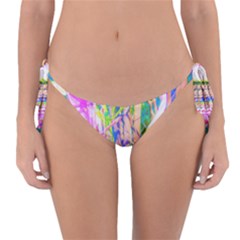 Abstract Oriental Lilies In My Rubio Garden Reversible Bikini Bottom by myrubiogarden