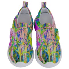 Abstract Oriental Lilies In My Rubio Garden Velcro Strap Shoes by myrubiogarden