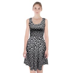 Water Bubble Photo Racerback Midi Dress