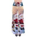 Merry Christmas, Santa Claus With Funny Cockroach In The Night So Vintage Palazzo Pants View1