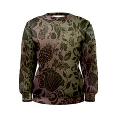 Wordsworth Metallic Flowers Women s Sweatshirt by DeneWestUK