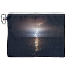 Lightning Strike  Canvas Cosmetic Bag (xxl) by StarvingArtisan