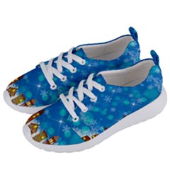 Winter Village Snow Brick Buildings Women s Lightweight Sports Shoes by Wegoenart