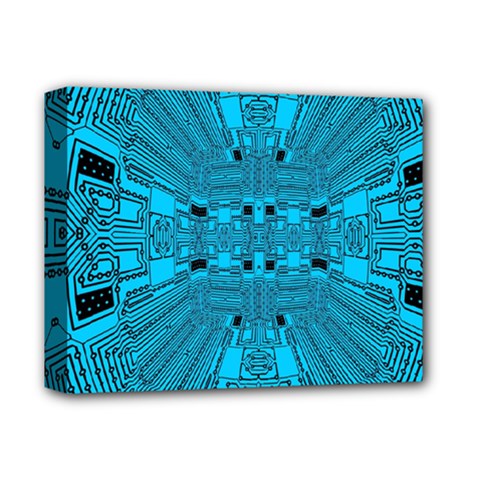 Technology Board Trace Digital Deluxe Canvas 14  X 11  (stretched) by Wegoenart