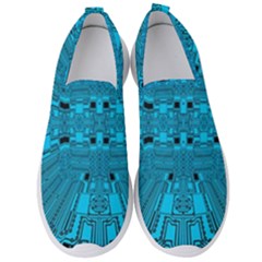 Technology Board Trace Digital Men s Slip On Sneakers by Wegoenart