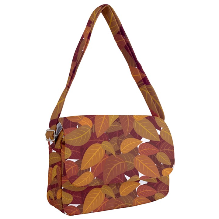 Leaves Pattern Courier Bag