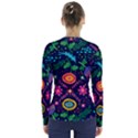 Pattern Nature Design Patterns V-Neck Long Sleeve Top View2