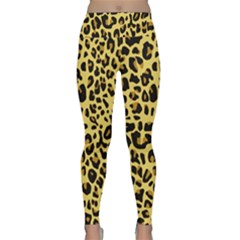 Animal Fur Skin Pattern Form Lightweight Velour Classic Yoga Leggings by Wegoenart