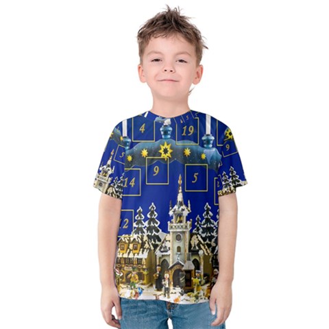 Advent Calendar Advent Gifts Kids  Cotton Tee by Wegoenart