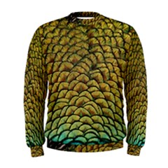 Peacock Bird Feather Color Men s Sweatshirt by Wegoenart