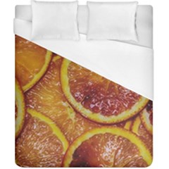 Blood Orange Fruit Citrus Fruits Duvet Cover (california King Size) by Wegoenart