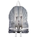 Peacock White Bird Nature Foldable Lightweight Backpack View2