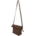 Giraffe Animal Print Skin Fur Folding Shoulder Bag View2