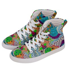 Supersonic Mystic Men s Hi-top Skate Sneakers by chellerayartisans