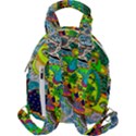 Cosmic Lizards With Alien Spaceship Travel Backpacks View2