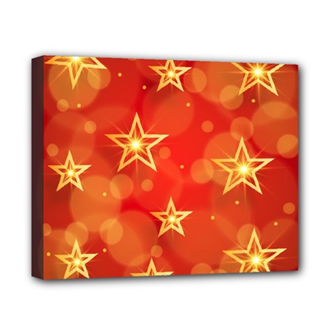 Background Christmas Decoration Canvas 10  X 8  (stretched) by Simbadda