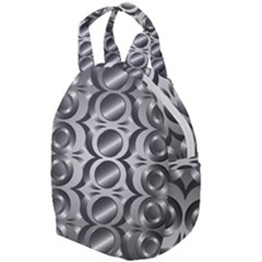 Metal Circle Background Ring Travel Backpacks by Simbadda